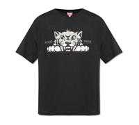 Kenzo - T-shirt con logo stampato - - Tops - Uomo - Nero - L
