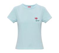 Kenzo - T-shirt con logo - - Tops - Donna - Blu - S