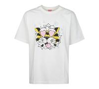 Kenzo - T-shirt Oversize Wild Tiger - - Tops - Uomo - Bianco - L