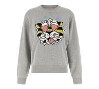 Kenzo - Wild Tiger Jumper - - Knitwear - Donna - Grigio - XS