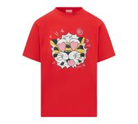 Kenzo - Wild Tiger Oversized T-shirt - - Tops - Uomo - Rosso - L