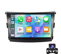 Keoaiob Android 15 Autoradio per SS-angYong Tivoli 2015-2019 con Touchscreen da 9" Supporto SAT Navi WiFi 4G BT SWC RDS GPS con CarPlay Wireless Android Auto USB Telecamera di Retromarcia(Size:M100S)