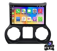 Keoaiob Autoradio Stereo da 10 Pollici per Je-EP Wrangler 3 JK 2010-2018 Android 14 Touchscreen Lettore Multimediale con Bluetooth Carplay AHD Telecamera di Backup Navigazione GPS WiFi(Size:M700S)