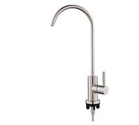 KEOKBON, SUS304 - Rubinetto per acqua potabile in acciaio inox, 100% senza piombo, adatto per la maggior parte dei dispositivi ad osmosi inversa o sistemi di filtraggio dell'acqua, spazzolato