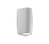 Ideal Lux 147796 Keope AP2 Lampada da Parete Piccolo Grigio
