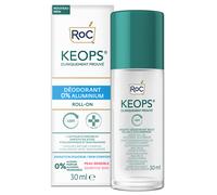 RoC KEOPS - Deodorante Roll On 48H 0% Sali di Alluminio Pelli Sensibili, 30ml