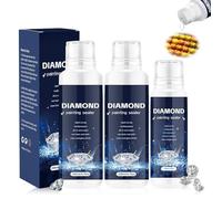 KEORHEZ 3 Pezzi Di Sigillante per Diamond Painting Colla Trasparente per Pittura Con Diamanti Per Creare Brillantezza E Proteggere I Diamanti 120 ml E 200 ml