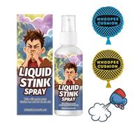 KEORHEZ 50 ML spray per scoreggia Extreme + 2 pezzi di cuscini per scoreggia, grande forte, puzzolente, l'odore è testardo, articolo frizzante, adatto per Halloween, burattino e feste divertenti