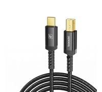KEPEAK Cavo USB C a USB B per stampanti, controller MIDI, scanner, pianoforte digitale e strumenti musicali, 2 m, da USB 2.0 tipo C a tipo B
