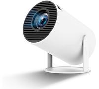 KEPEAK Mini proiettore 4K Full HD 1080P Outdoor Portable Projector Supporto 180 Rotazione/Auto Keystone/Wifi6/BT5.0, Smart Breve Distanza Proiettore Cellulare per Home Cinema, Phone & Laptop