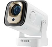 KEPEAK Smart Proiettore 4K, Mini proiettore Android, Full HD 1080P, autofocus/correzione trapezoidale, girevole a 180°, WiFi 6, Bluetooth5.0, proiettore 4K Home Cinema per cellulare, ufficio, laptop