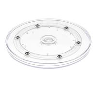 Kepfire Lazy Susan - Organizer per giradischi, 15 cm, in acrilico trasparente, con cuscinetto a sfera, base girevole, per cucina, spezie, decorazione da tavolo