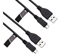 Keple 2x Pack Compatibile con Sony Playstation 4 (PS4) XBOX ONE Steam Razer Wildcat Controller Joystick Carica e gioca cavo USB Cavo extra lungo a lunga durata (3m)