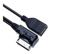 Keple AMI MDI a USB Femminile Music Media Interface Cable Adapter | Compatibile con Audi A6L Q5 Q7 A8 S5 A5 A4L A3 VW Volkswagen GTI CC Magotan Skoda Fabia Octavia radio veicolare | 1.5m