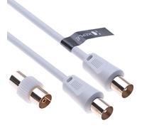 Keple Cavo Coassiale TV Trasmissione Di Segnali HD Televisori Ricevitori Video Audio TV VCR DVD Satellatari SKY Digitale, M MASCHIO - M MASCHIO Adattor Connettor Coaxial Cable 3m