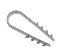 Keple Clip Fermacavo Bianco Chiodini Fermacavo (Quantita 100) Fissa Cavi nel Muro Clip Materiale Morbido Plastica per Fissare Cavi Elettrici al Muro Taglia: (3mm x 13mm)