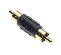 Keple Connettore RCA - Confezione Da 5, Adattatore Da Spina Fono RCA A Spina Fono RCA Per Sistemi Video E Stereo | Adattatore RCA Maschio-maschio Placcato Oro Per Suono Bilanciato