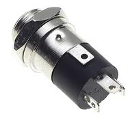 Keple Jack Da 3,5 Mm A 4 Poli, Stereo, Telaio - Connettore A Saldare Per Montaggio A Pannello Con 4 Terminali E Dado Di Bloccaggio Per Cuffie Audio