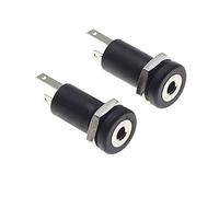 Keple Presa Jack Da 2,5 Mm, 3 Poli - Presa Audio-video Stereo A Saldare Per Montaggio A Pannello Connettore Per Cuffie - Confezione Da 2