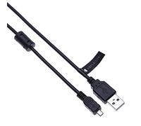 Keple UC-E6 USB Data Sync e cavo per il trasferimento di immagini fotografiche Compatibile con Panasonic Lumix DMC-TZ20, DMC-TZ22, DMC-TZ3, DMC-TZ35, DMC-TZ37 | USB 2.0 A maschio a mini B | 1,5m