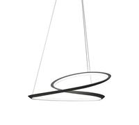 Kepler Lampadario Uplight Nero 2700K