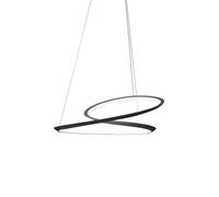 Kepler Minor Lampadario Uplight Nero 3000K