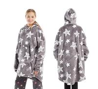 KEPLIN 1 Coperta Oversize con Cappuccio, Polvere di Stelle, Taglia Unica Unisex