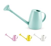 Keplin - Annaffiatoio in plastica da 1,8 l con irrigatore di rose in plastica - Brocca da giardino durevole per piante e fiori - Annaffiatoio facile da versare per interni ed esterni (azzurro)