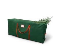 KEPLIN Borsa portaoggetti per albero di Natale e carta da regalo, pieghevole, resistente, in tessuto Oxford 600D, con cinghie per il trasporto, protezione per alberi, decorazioni, carta, etichette e