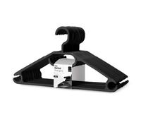 KEPLIN Grucce Plastica Nera Confezione da 20 I Salvaspazio I Appendini Girevoli