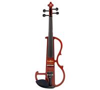 KEPOHK Violino elettronico 4/4, tastiera in ebano violino elettrico in legno massello rosa