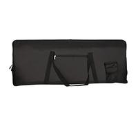 keppy Custodia imbottita per tastiera elettrica portatile a 76 tasti, in tessuto Oxford, Nero