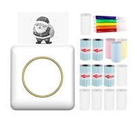 keppy Pocket P Stampante Portatile Stampa Termica Hine 203DPI Wirel BT Connessione per Immagine Etichetta Fai da te Elenco Artigianato M Note Diario Ricevute Carta Inst Sticker con penna a 5 colori