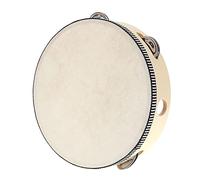 keppy Tamburello palmare da 20,3 cm con gles in metallo tamburo a percussione strumento educativo precoce regalo musicale per bambini studenti