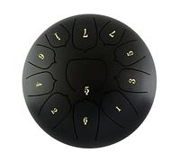 keppy Tamburo per lingua in acciaio da 15,2 cm, 11 note, tamburo a mano con martello per percussioni per meditazione e yoga