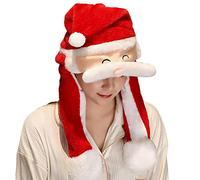 Keptfeet Cappello da Salto con Orecchio in Movimento | Addensare i Cappelli da Salto con l'orecchio in Movimento | Le Zampe faranno Muovere Le Orecchie, Orecchie mobili Cappello di Natale in Peluche