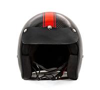 Keptfeet per caschi Moto, Caschi Visiere per Uomo Donna Caschi Open Face, Caschi Brim Flip up Parabrezza Parasole Antipioggia