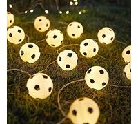 Keptfeet Stringa Luminosa a LED per Calcio,Luci Natalizie a LED per Decorazioni da Calcio - Lucine da 9,84 Piedi per Decorazioni Natalizie per la casa in Giardino, funzionanti Tramite USB