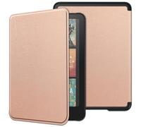 Kepuch Custer Cover per Kindle Paperwhite 12th 2024, Paperwhite Signature Edition 12th, Colorsoft Signature Edition 1st,PU-Pelle Case Custodia - Rosso Oro