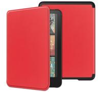 Kepuch Custer Cover per Kindle Paperwhite 12th 2024, Paperwhite Signature Edition 12th, Colorsoft Signature Edition 1st,PU-Pelle Case Custodia - Rosso