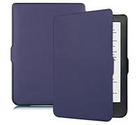 Kepuch Custer Cover per Kobo Clara HD,PU-Pelle Case Custodia per Kobo Clara HD - Blu