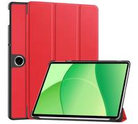 Kepuch Custer Cover per OnePLus Pad Lite/Oppo Pad SE 11",PU-Pelle Case Custodia - Rosso