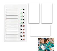 KEPYATI Checklist Boards To-do-liste-checklist Lavagna Memo Checklist Tabs Portable Memo Chore Chart per bambini adulti RV Checklist Promemoria con vuote intercambiabili