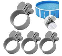 KEPYATI Set da 4 Fascette Stringitubo in Plastica da 1 1/4" - Fissa le Connessioni della Tua Piscina - Compatibili con Summer Escape, Intex e Coleman - per una Tenuta a Tenuta Stagnae