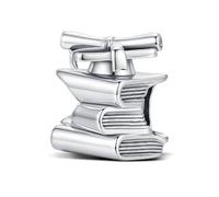 KEQ 2026 Cuore Per Laurea Diploma Charm Compatibili con braccialetti e collane europei,Donna Charme per le donne nella stagione delle figlia nipote