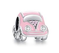 KEQ Ciondoli per braccialetti in argento Sterling 925, acchiappasogni, farfalle, nuvole e gocce di pioggia, ciondolo rosa per auto, gioielli da donna, MINI, Argento sterling, Nessuna pietra preziosa