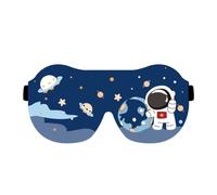 KEQAR 1 Pezzo Maschera per Dormire 3D Bambini, Maschera Occhi Morbida con Fascia Regolabile, Maschera Sonno per Ragazzi e Ragazze, Ideale per Viaggi, Pisolini, Campeggio
