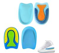 KEQAR 2 Paia Solette Per Tallone, Talloniera in Gel di Silicone, Solette Per Tallonite, Per Proteggere Speroni, Alleviare Fascite Plantare, Tallonite e Dolore al Tendine d'Achille (L, 40-46)