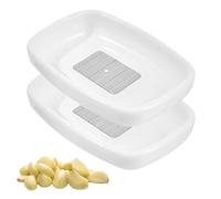 KEQAR 2 pezzi Grattugia in Plastica per Frutta e Verdura - Grattugia Mela per Neonati