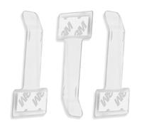 KEQAR 3 Pezzi Portadocumenti Auto Trasparente, Porta Parkticket per Parabrezza, Clip Indipendente per Parcheggio, Supporto per Schede Auto, Porta Documenti Auto (Trasparente)